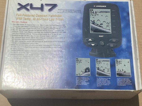 Βυθόμετρο LOWRANCE X47 ασπρόμαυρο